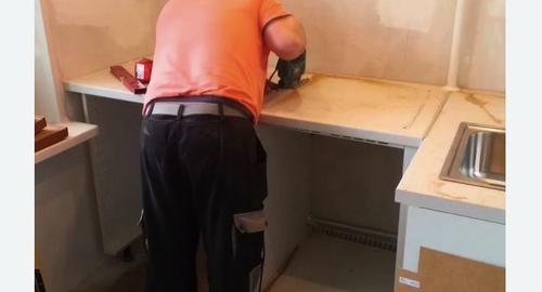 Сборка кухонного гарнитура. Саратов
